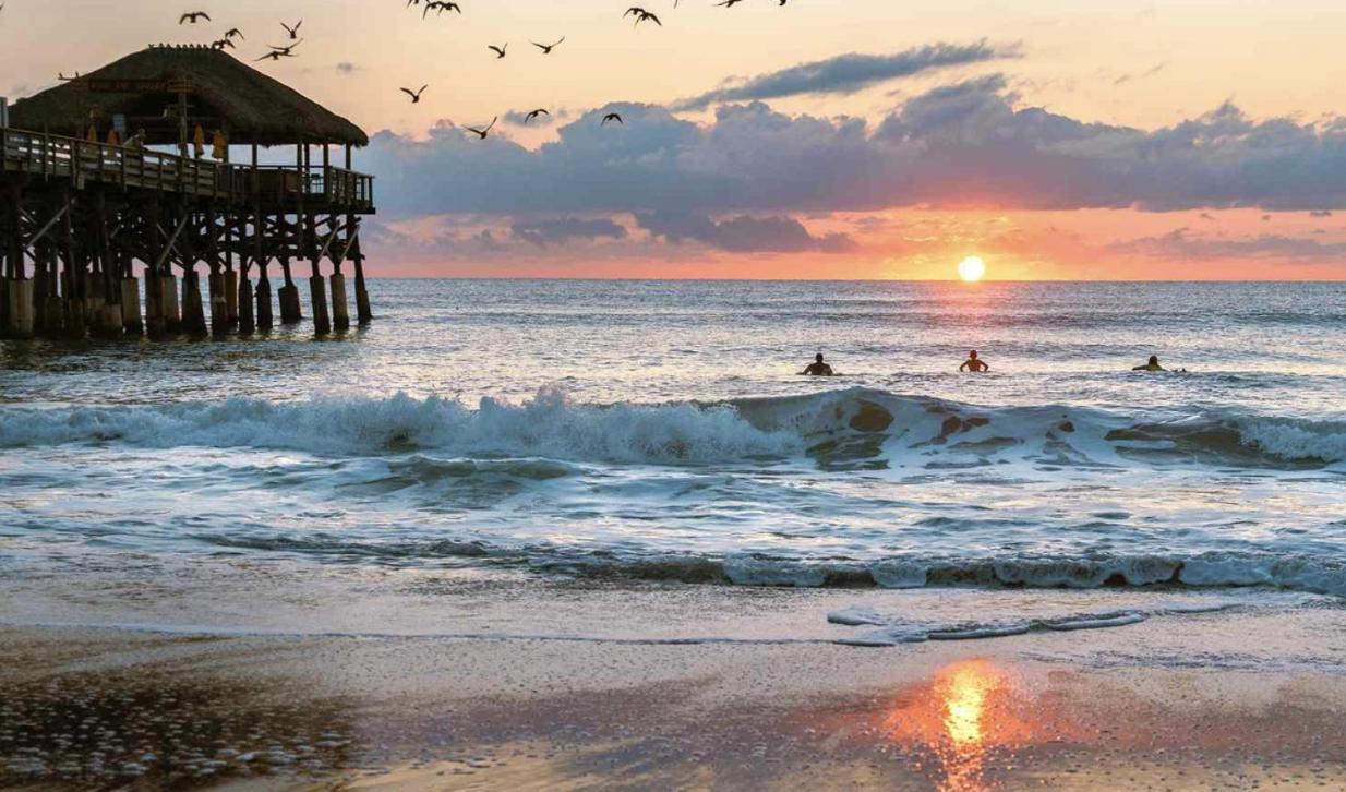 Beach Bungalow By The Sea 4 Cocoa Beach Exterior photo